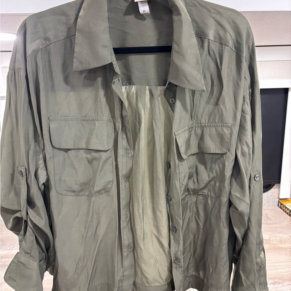 Women’s Olive Green Shirt